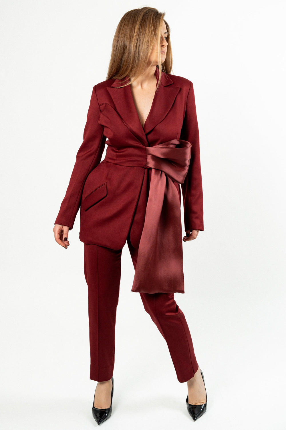 Burgundy Prism Suit