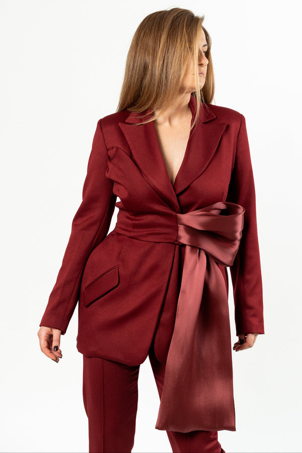 Burgundy Prism Suit