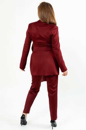 Burgundy Prism Suit